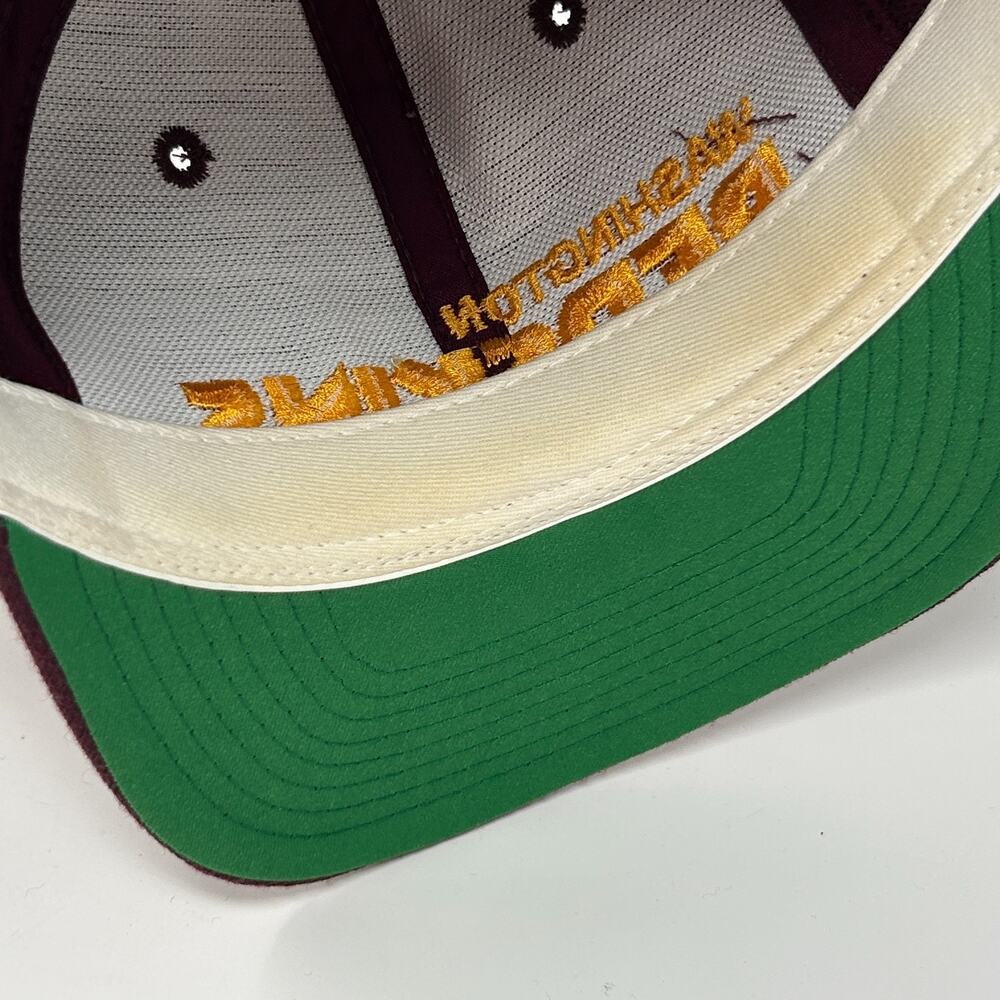 Vintage 90s Washington Redskins Hat Baseball Cap Commanders AJD Snapback Red - Picture 5 of 16